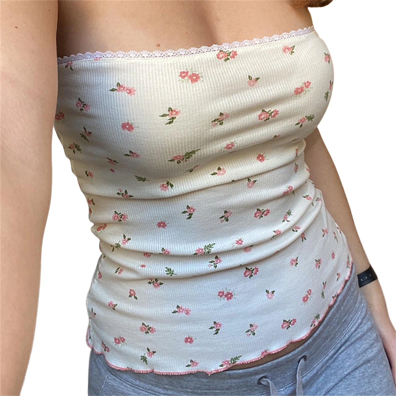 Strapless Bra Backless - Damski top tuba, bez ramiączek, z