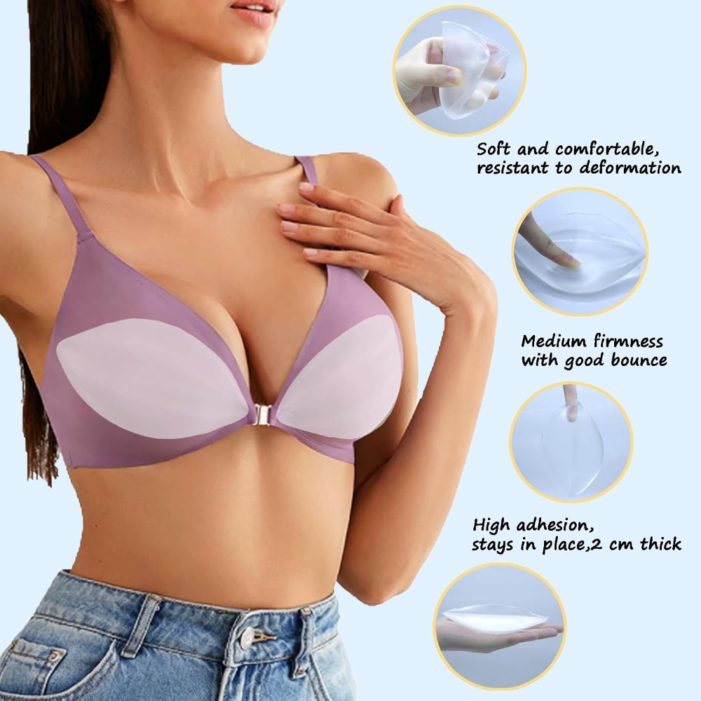 Samoprzylepne silikonowe wkład – Push Up Bra Padded recenzja i cena