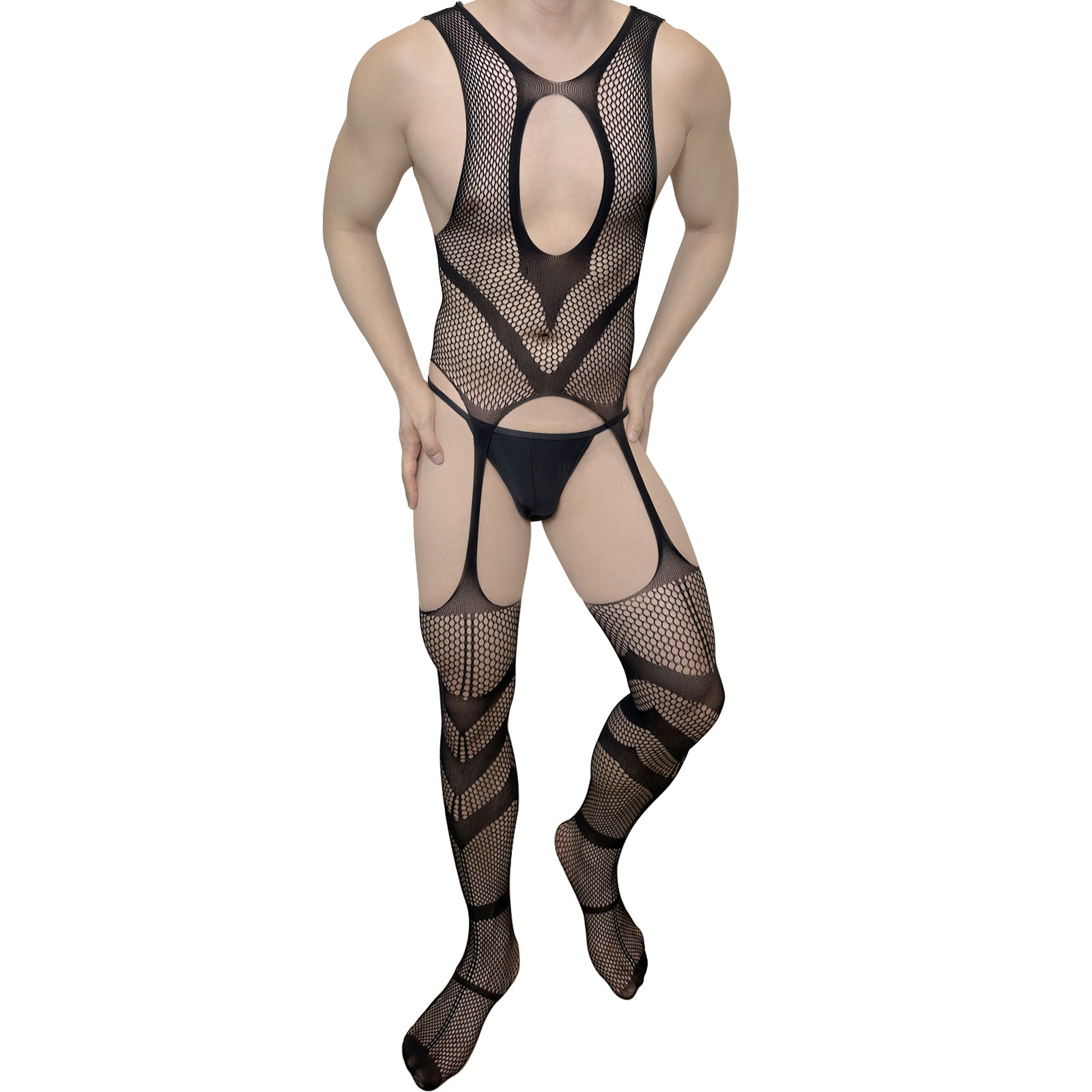 CLEVER-MENMODE mężczyźni sekso – Garter Belt Set recenzja i cena