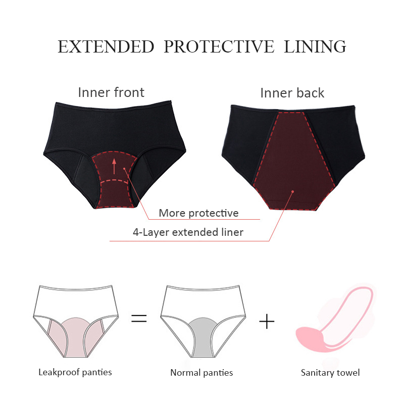3 szt. Majtki menstruacyjne o  – Period Panty Absorbent recenzja i cena