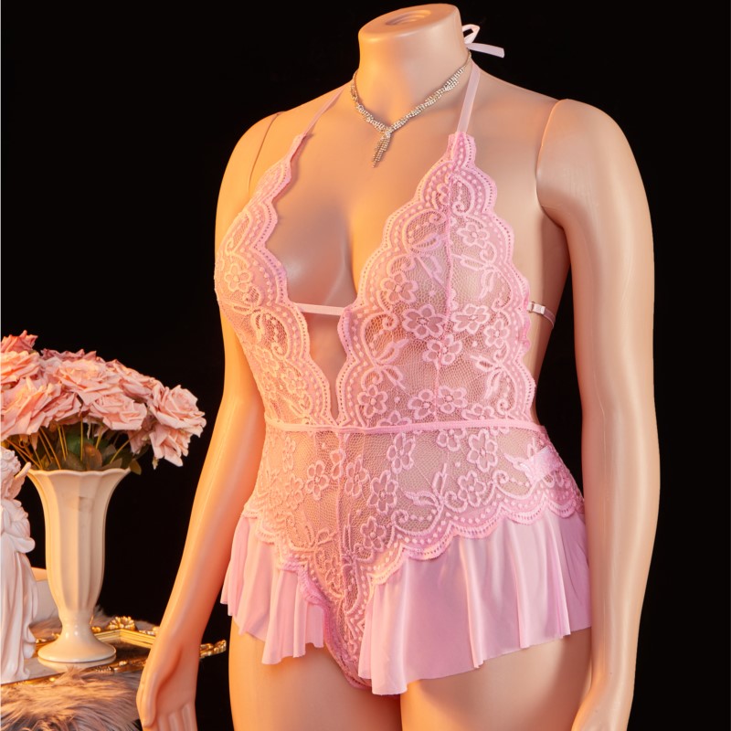 Bielizna erotyczna plus size 1 – Lace Teddy Lingerie recenzja i cena