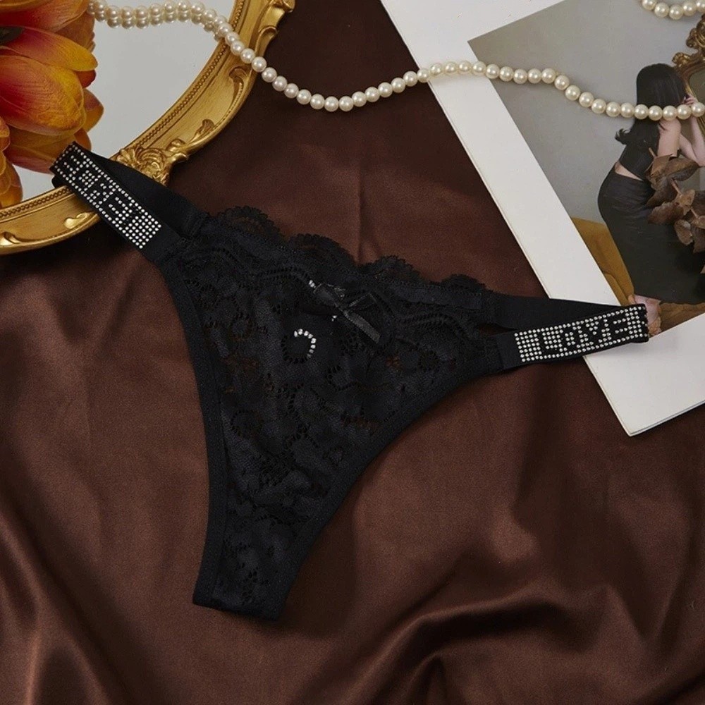 Oddychające majtki z kryształk – Thong Bikini Women recenzja i cena